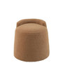 Voir la diapositive 2 : Paris Prix Pouf Design Bouclette  Teddy  40cm Camel