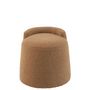 Voir la diapositive 2 : Paris Prix Pouf Design Bouclette  Teddy  40cm Camel
