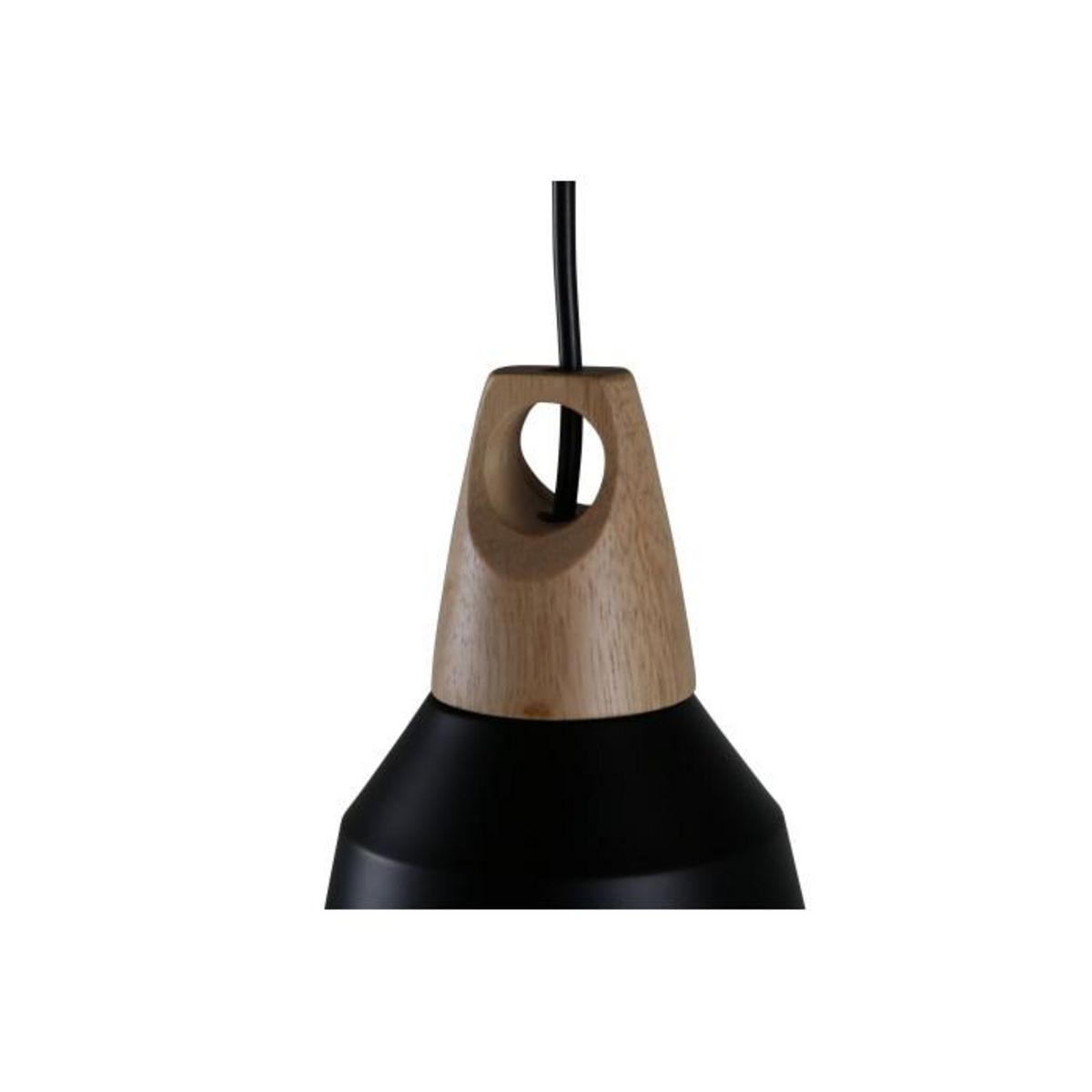 Paris Prix Lampe Suspension  Nao  24cm Noir