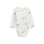 Voir la diapositive 2 : Petit Béguin Lot de 2 bodies bébé manches longues ouverture croisée Chatmallow