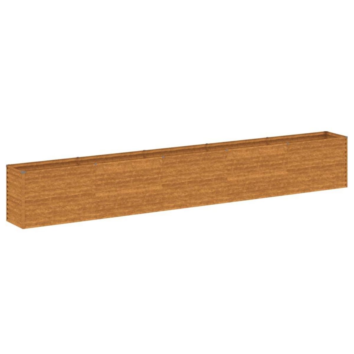 VIDAXL Lit sureleve de jardin 482x50x69 cm acier corten