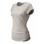 NEW BALANCE T-Shirt Running  Femme New Balance WT81180. Coloris disponibles : Gris