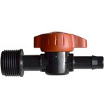 Jardibric Vanne quart de tour JARDIBRIC 16 mm male 3/4 16 mm 16 mm