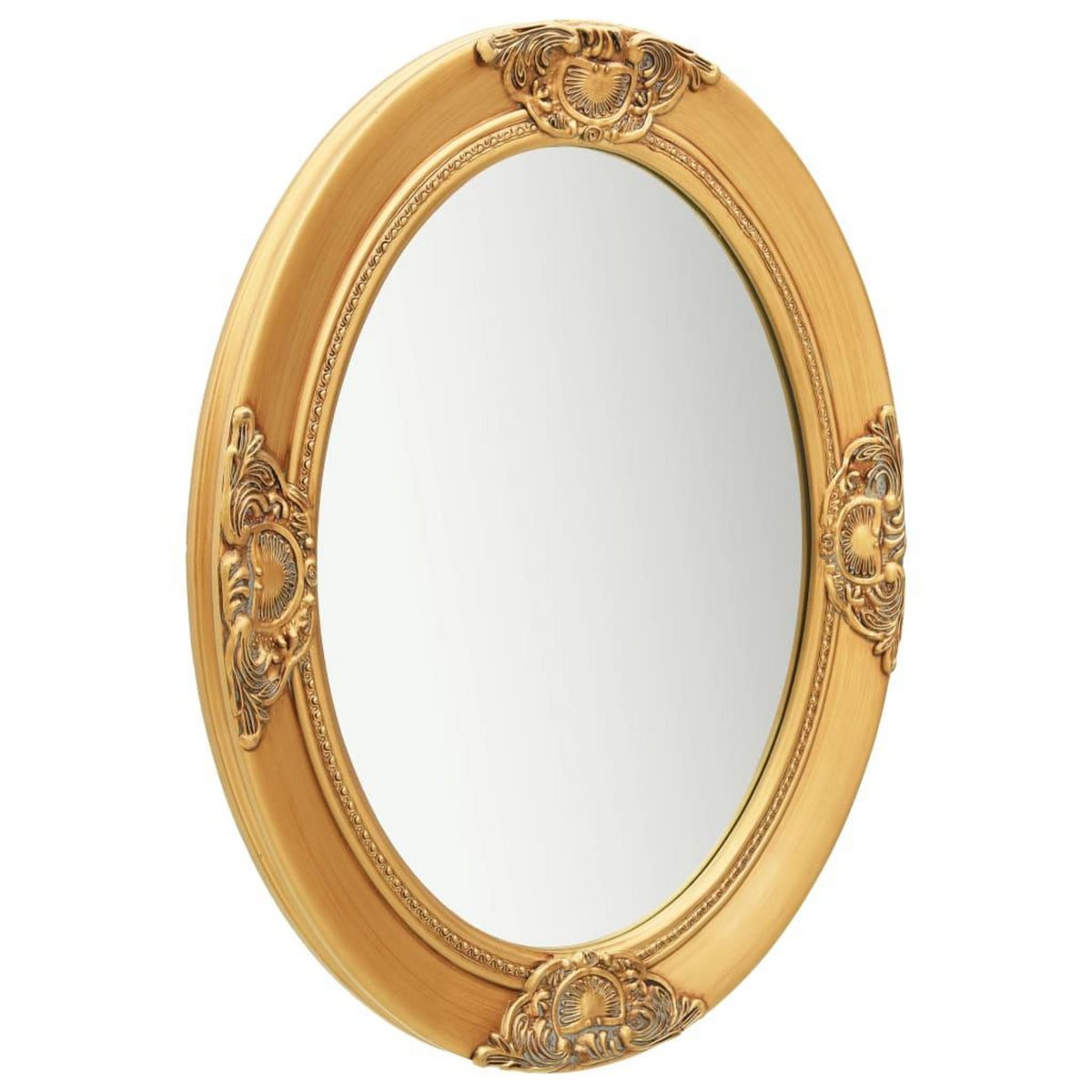 VIDAXL Miroir mural style baroque 50x60 cm Dore