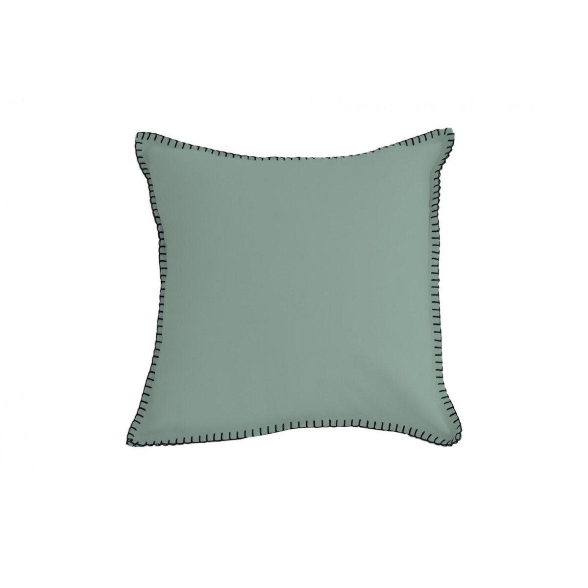 SOLEIL D'OCRE Coussin en coton lavé 40x40 cm SPIRIT, par Soleil d'Ocre