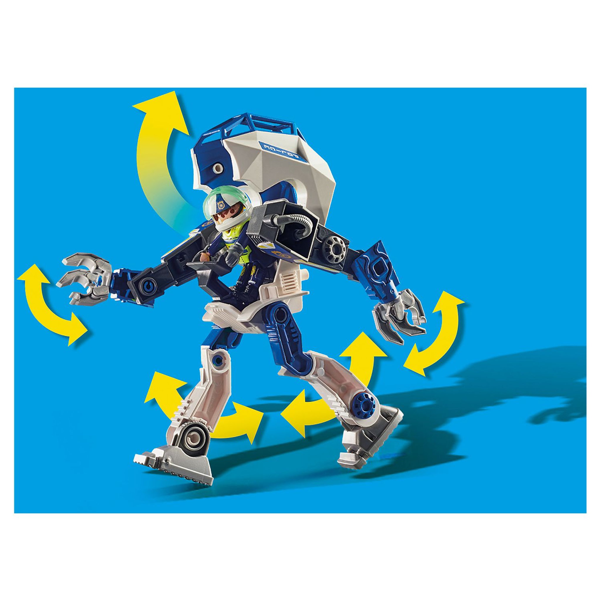 Voir la diapositive 6 : PLAYMOBIL 70571 - City Action - Police Robot de police