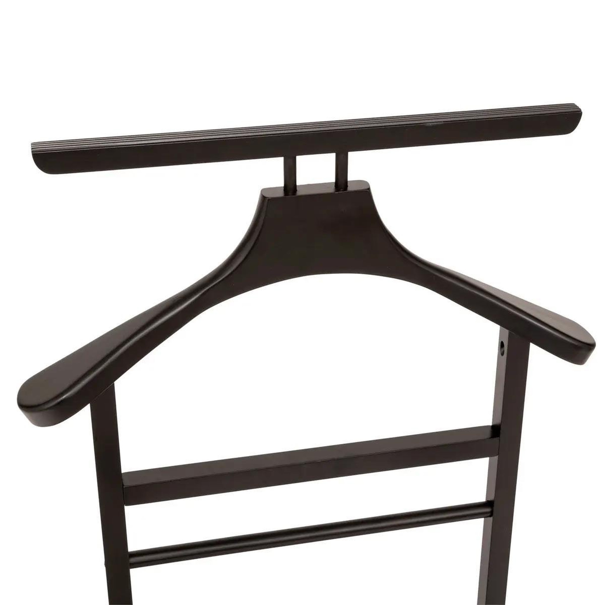 Voir la diapositive 2 : FIVE Valet de chambre en bois  antidérapant  103cm noir