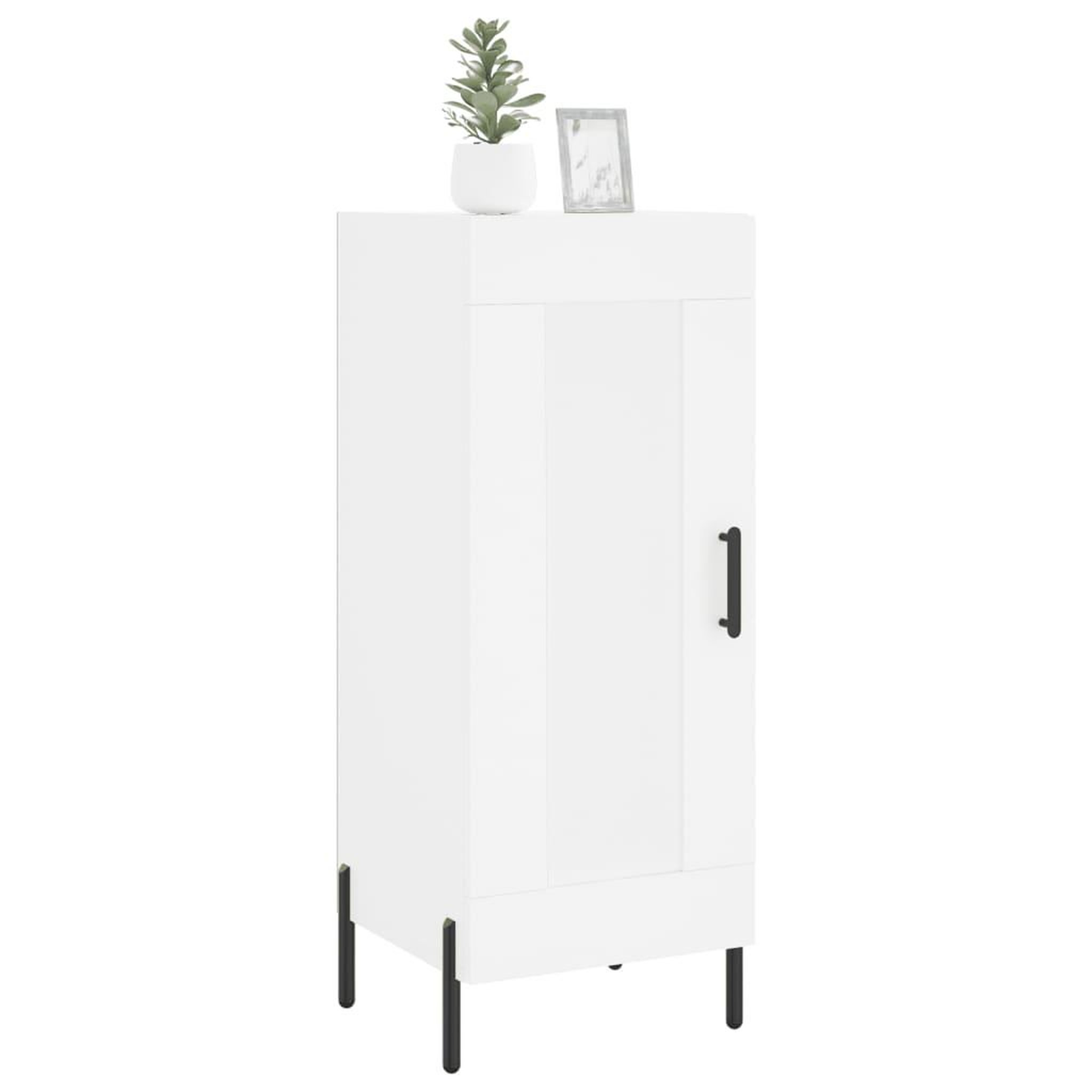 Voir la diapositive 3 : VIDAXL Buffet blanc 34,5x34x90 cm bois d'ingenierie