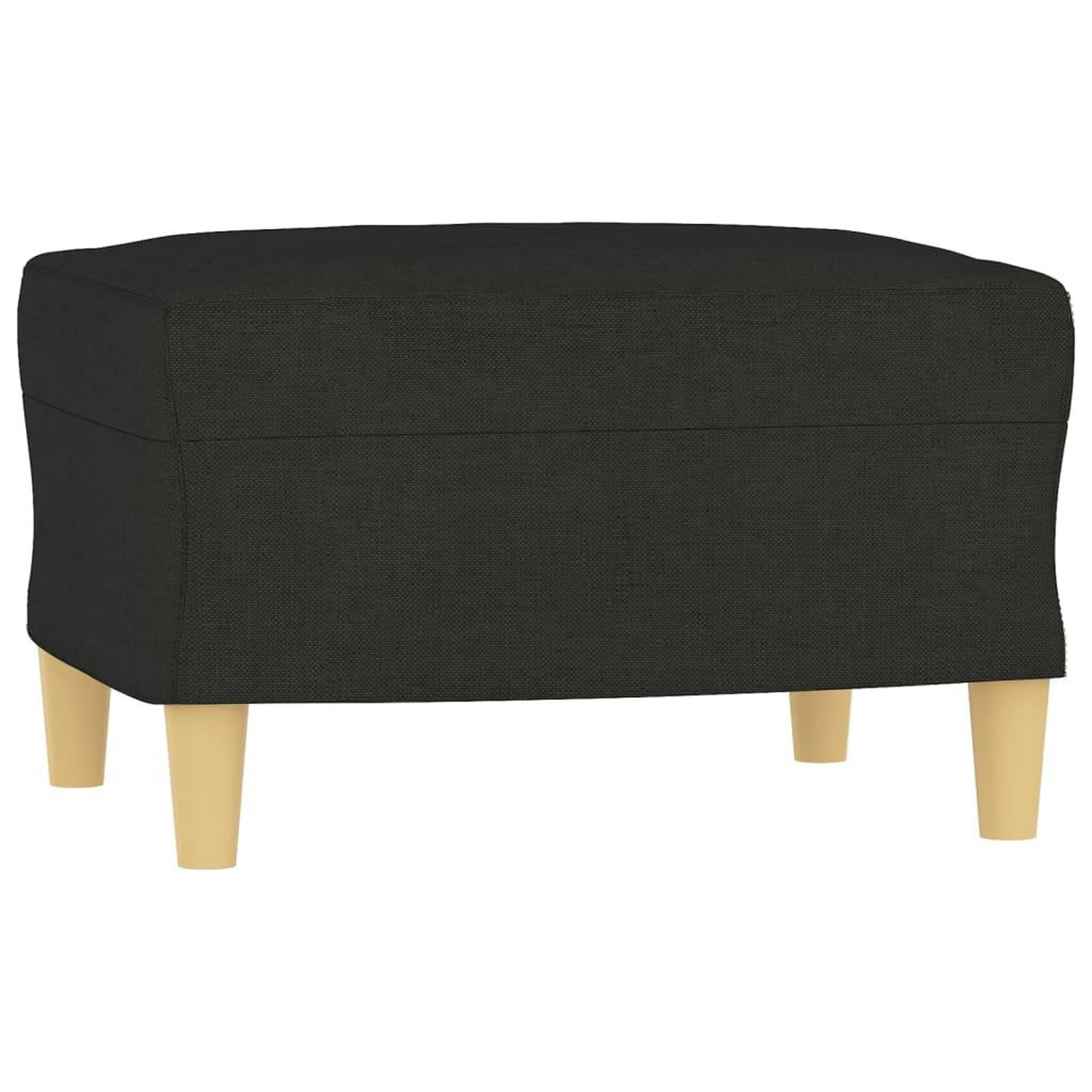 Voir la diapositive 5 : VIDAXL Ensemble de canapes 3 pcs avec coussins Noir Tissu