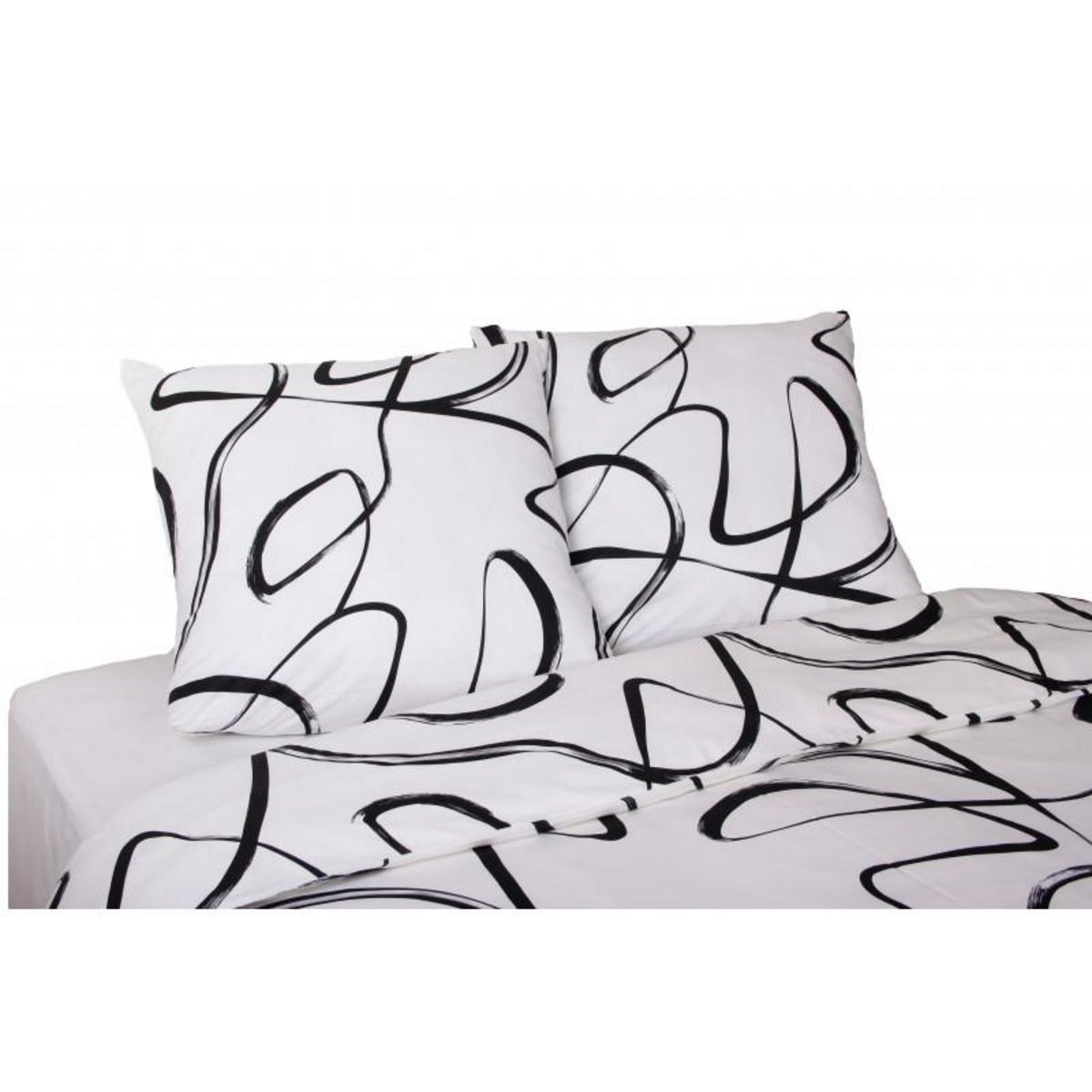 BLANC AVENUE PARIS Parure de couette Irregular - 100% Coton / 57 Fils/cm²