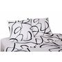 Voir la diapositive 2 : BLANC AVENUE PARIS Parure de couette Irregular - 100% Coton / 57 Fils/cm²