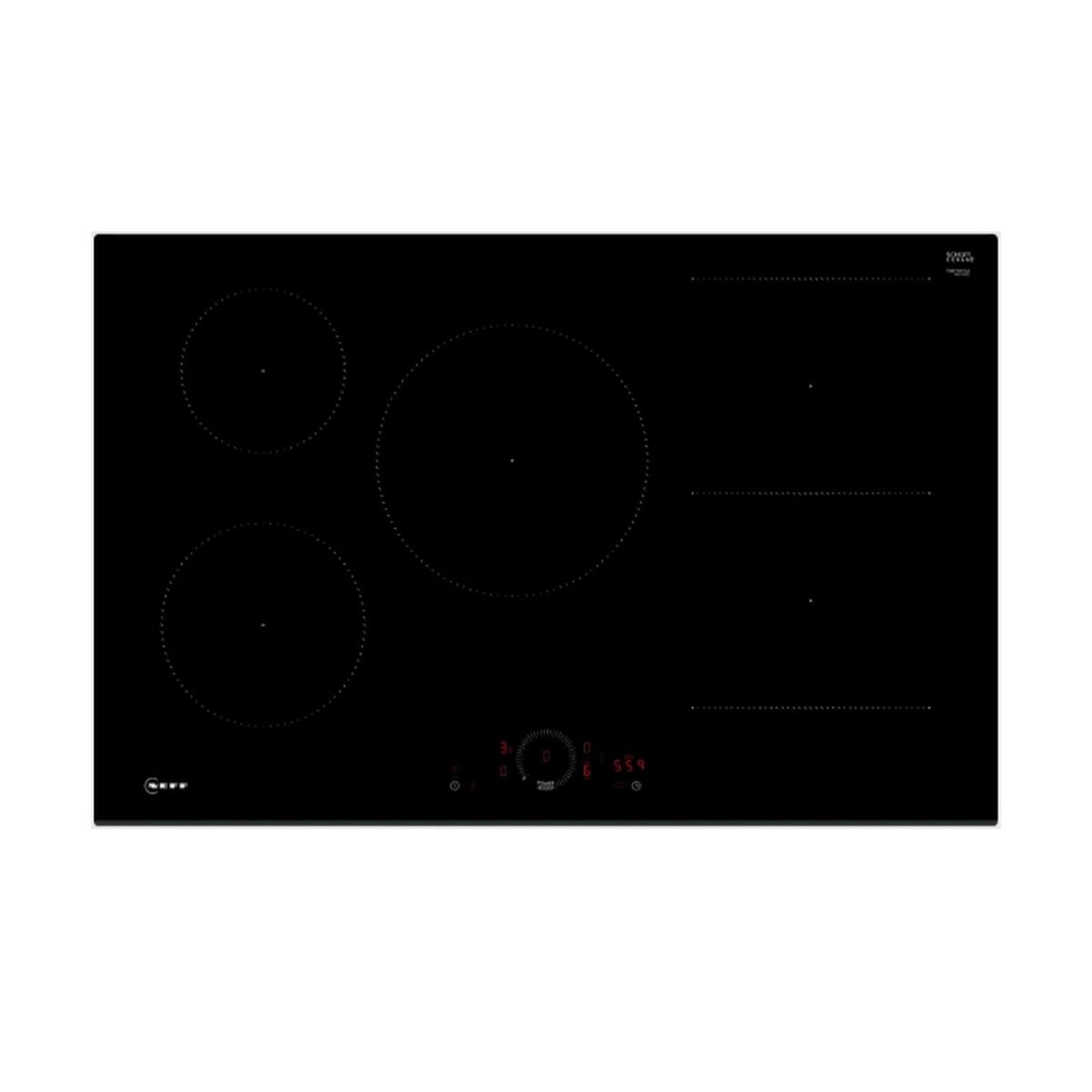 Neff Plaque de cuisson à induction 80cm 5 foyers 7400w - t58fhw1l0