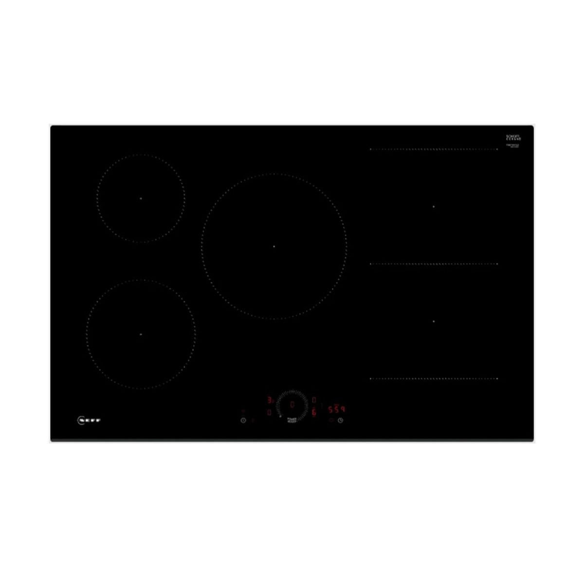 Neff Plaque de cuisson à induction 80cm 5 foyers 7400w - T58FHW1L0