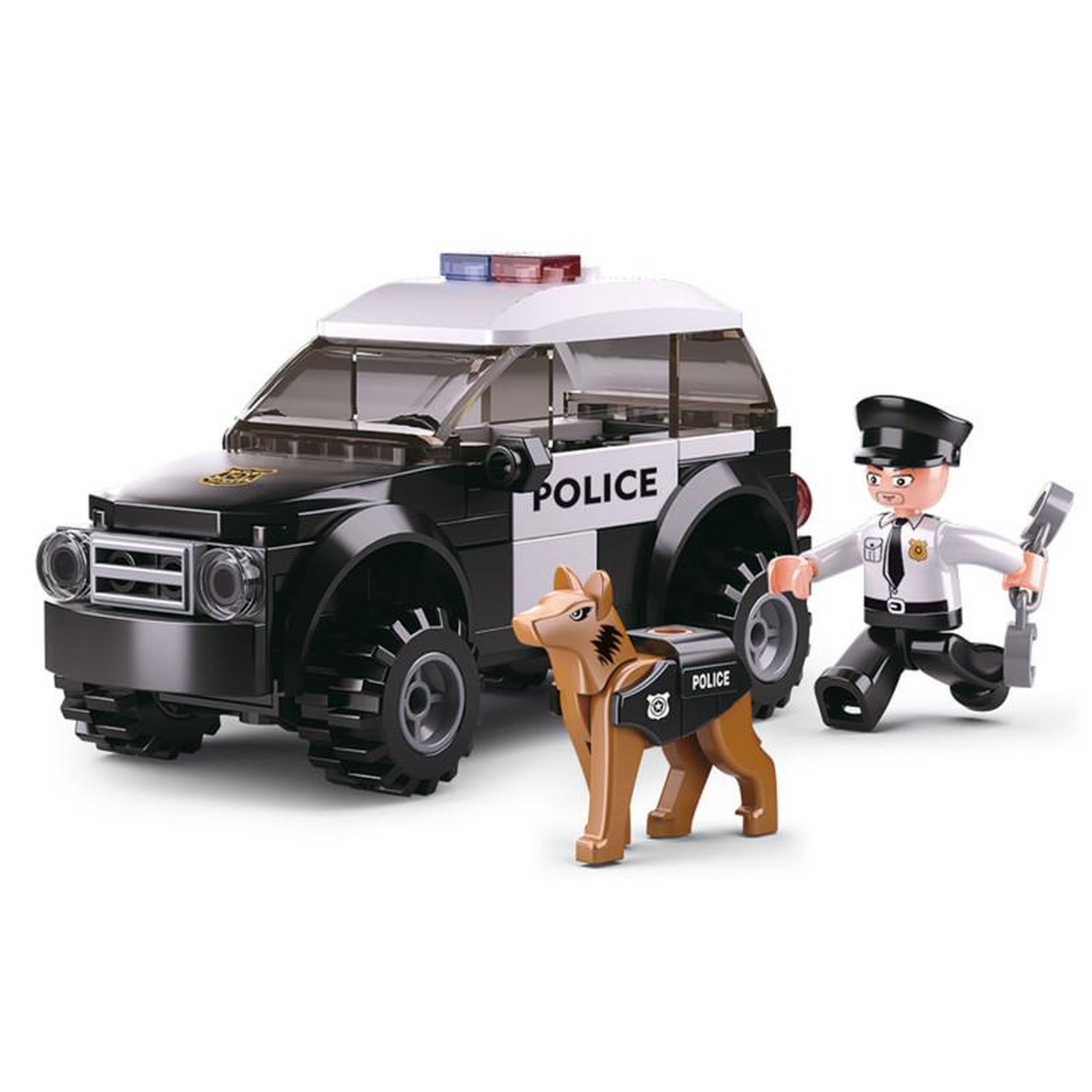 Voir la diapositive 2 : Sluban Sluban Police Car with Dog