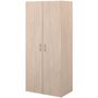 Voir la diapositive 3 : PARISOT Armoire - EASY LIFE - Décor Chene clair - 2 portes battantes - L80,2 x H180 x P49,7cm - PARISOT