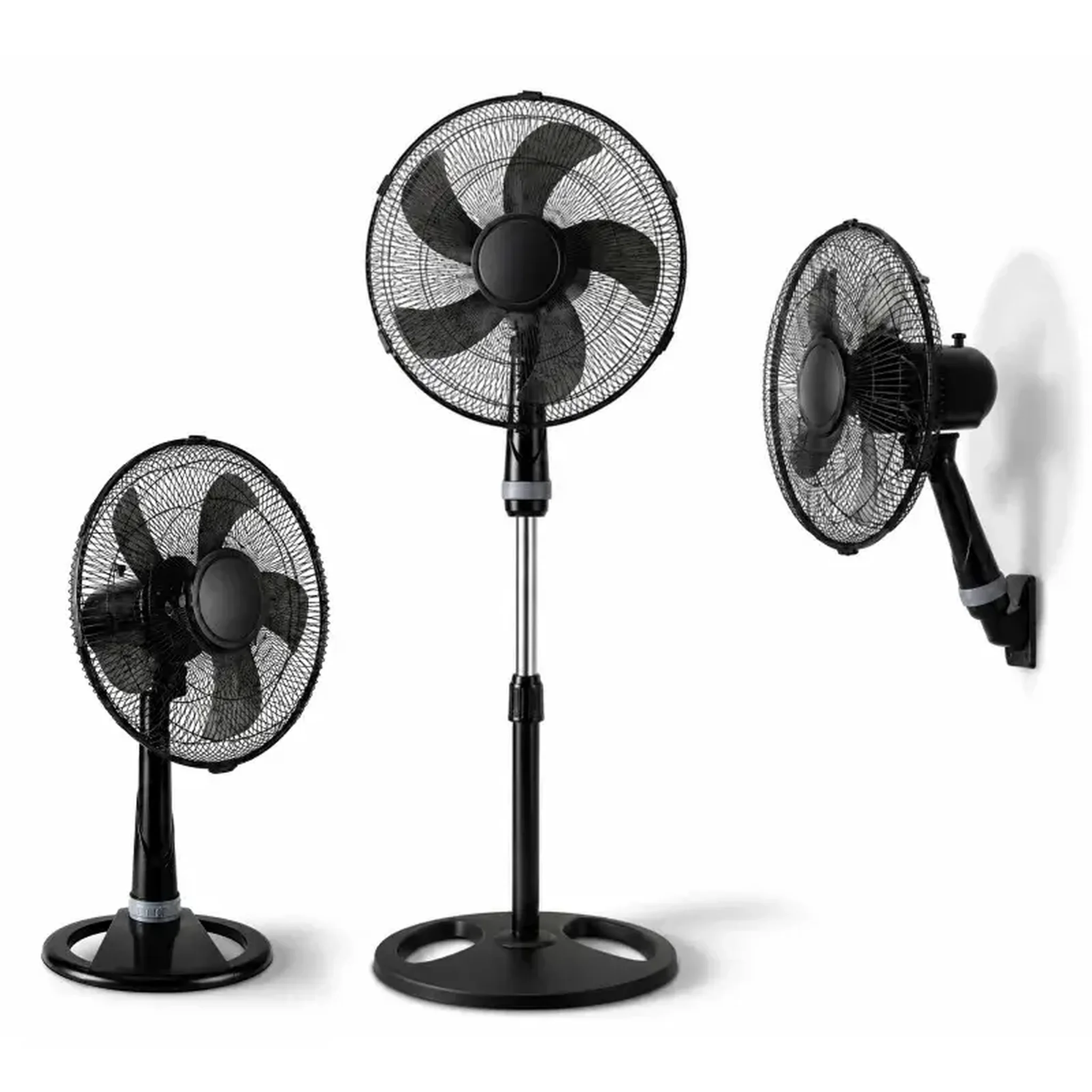 Ventilateur 3-en-1 Polyvalent : Sol, Mur Et Table