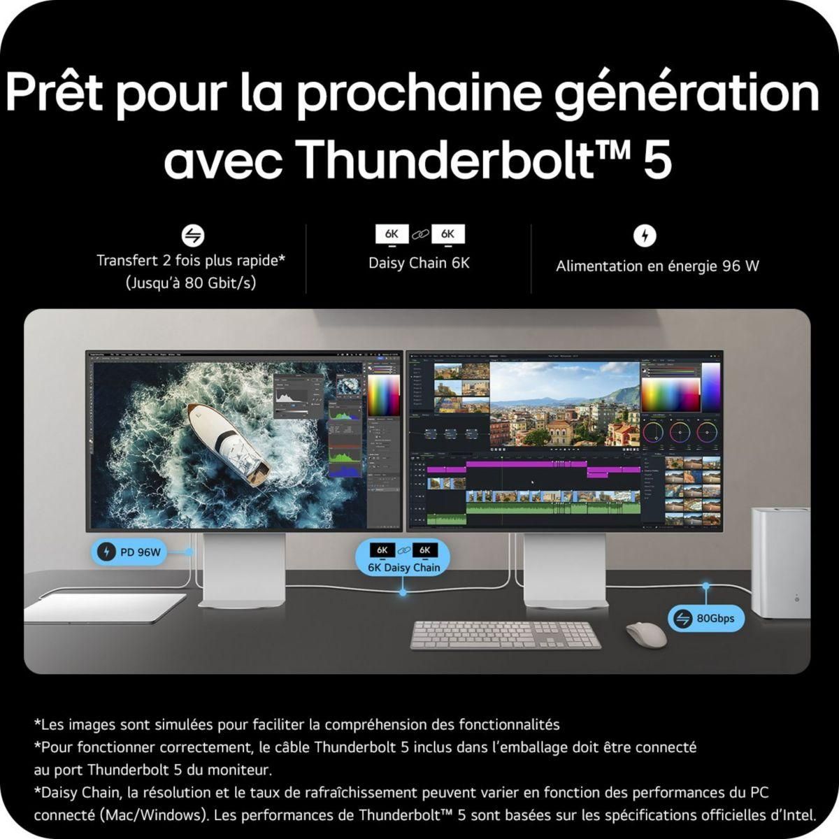 LG Ecran 32U990A-S.AEU 32'' 6K Nano IPS