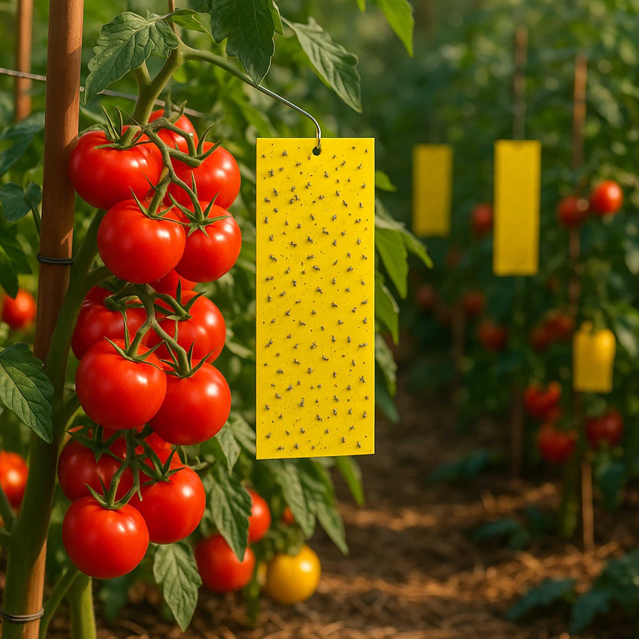 Voir la diapositive 2 : ALGOFLASH Pièges jaunes insectes collants 7 pièces algoflash