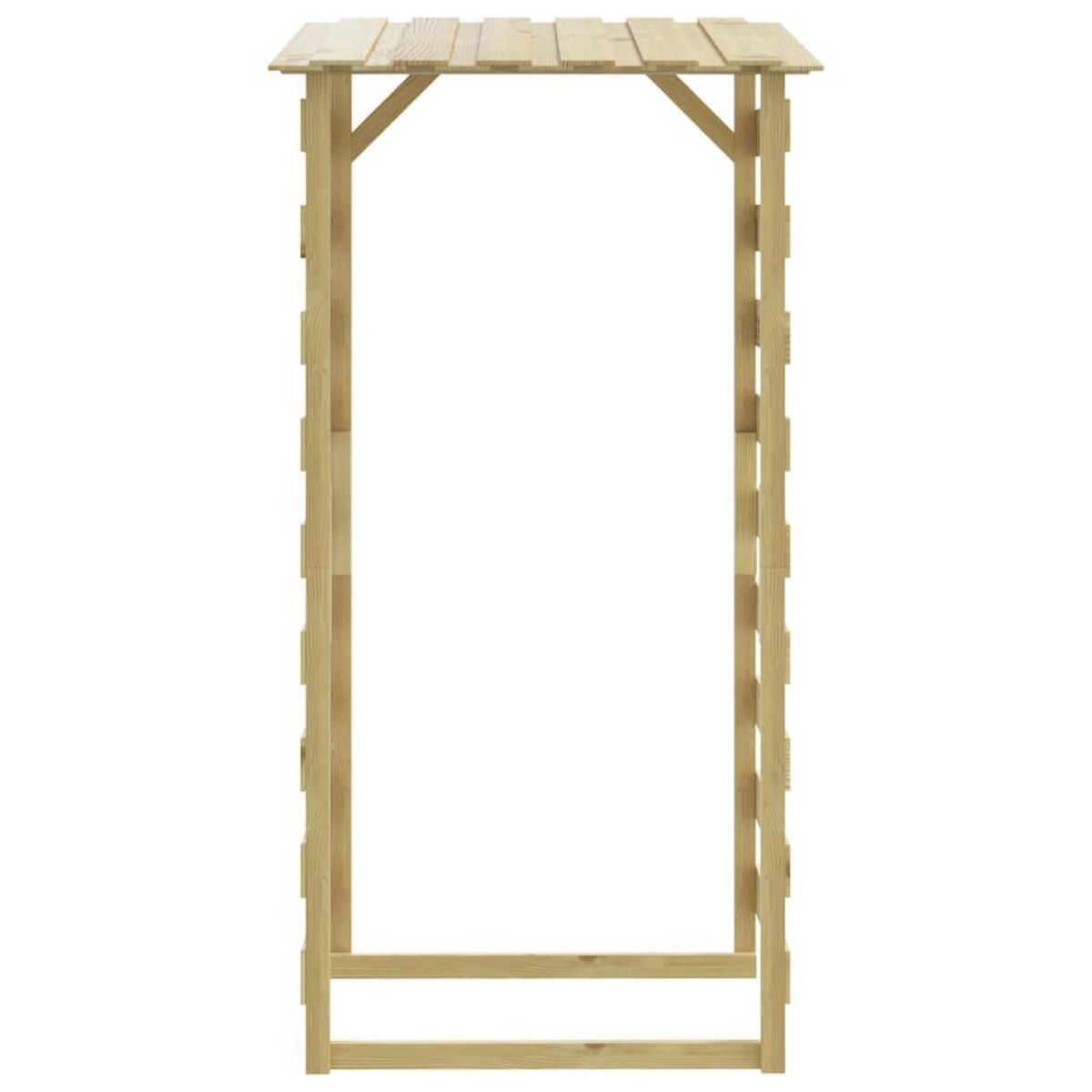 VIDAXL Pergolas avec toits 3 pcs 100x90x200 cm Bois de pin impregne