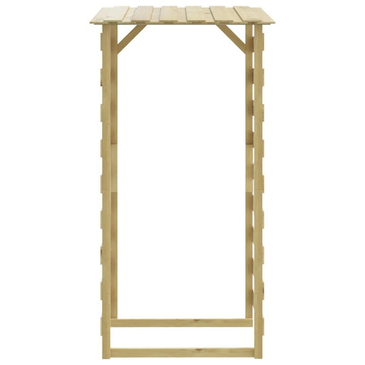 VIDAXL Pergolas avec toits 3 pcs 100x90x200 cm Bois de pin impregne