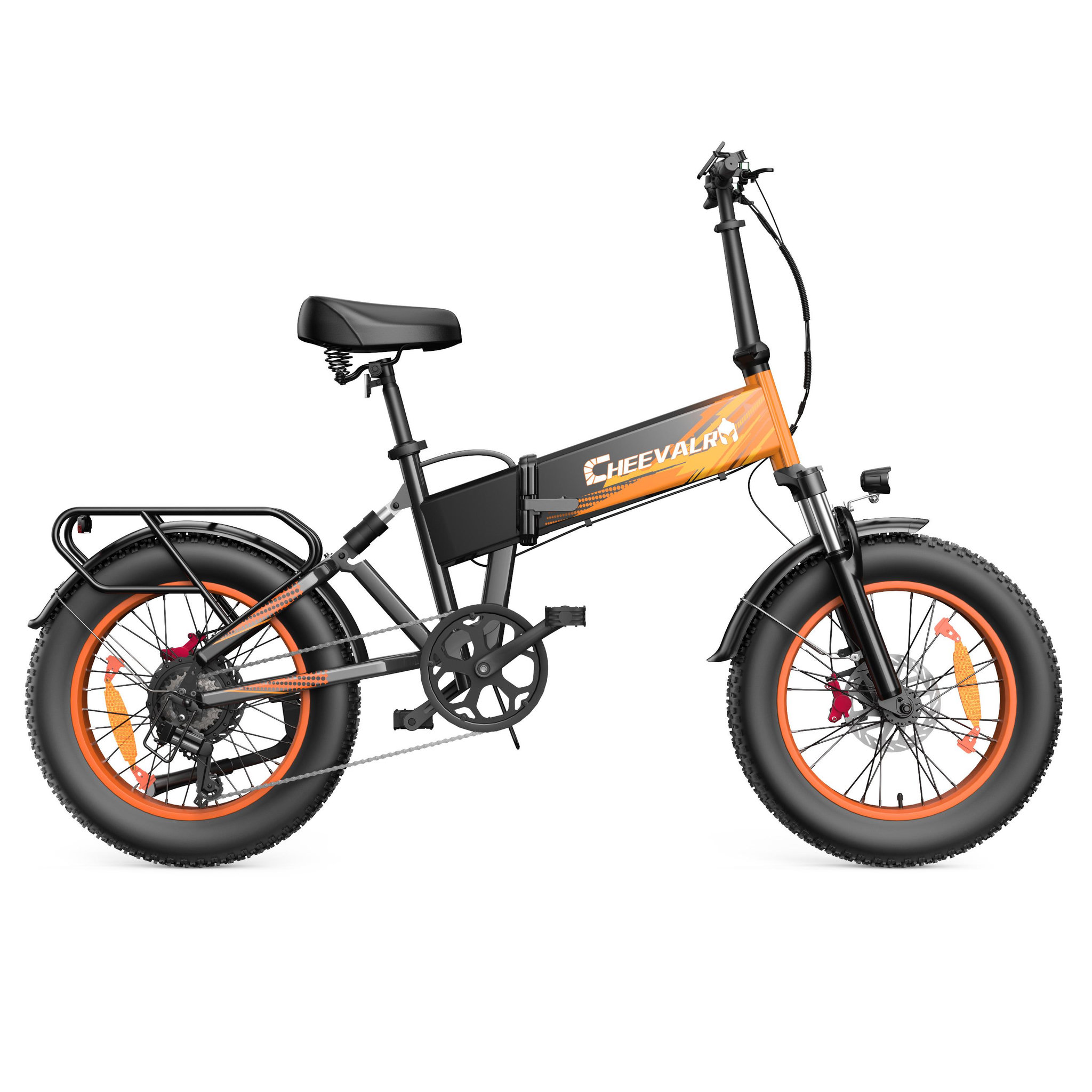 Voir la diapositive 3 : CHEEVALRY Vélo électrique pliant CHEEVALRY CF1000-1