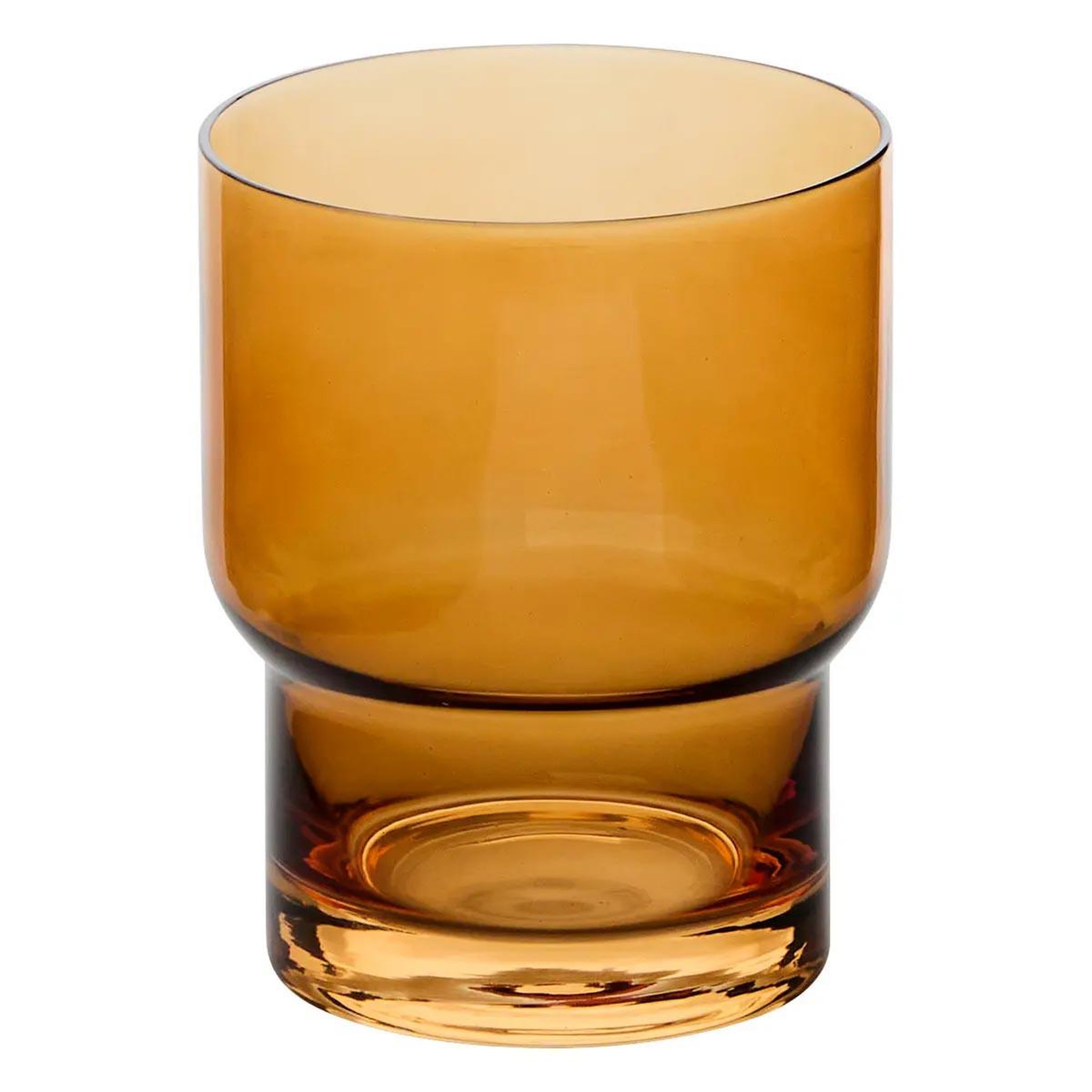 Voir la diapositive 2 : SECRET DE GOURMET Lot de 6 verres bas  ella  30cl ocre