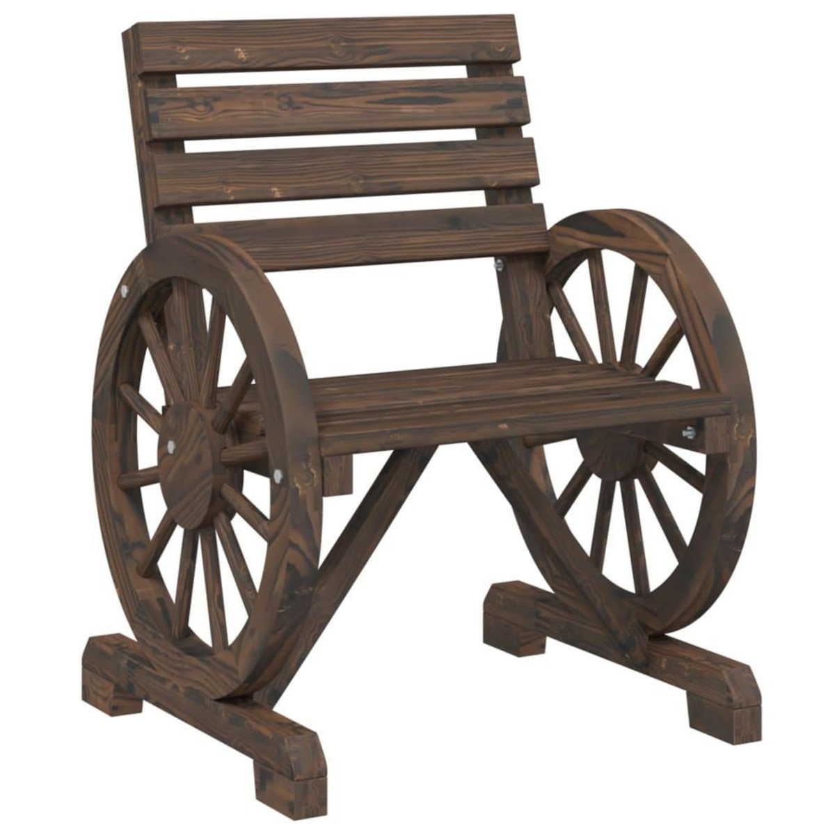 VIDAXL Chaises de jardin Bois de sapin massif
