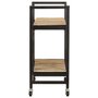 Voir la diapositive 3 : VIDAXL Chariot de cuisine 87x36x81 cm Bois massif de manguier
