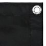 VIDAXL Ecran de balcon Noir 75x600 cm Tissu Oxford