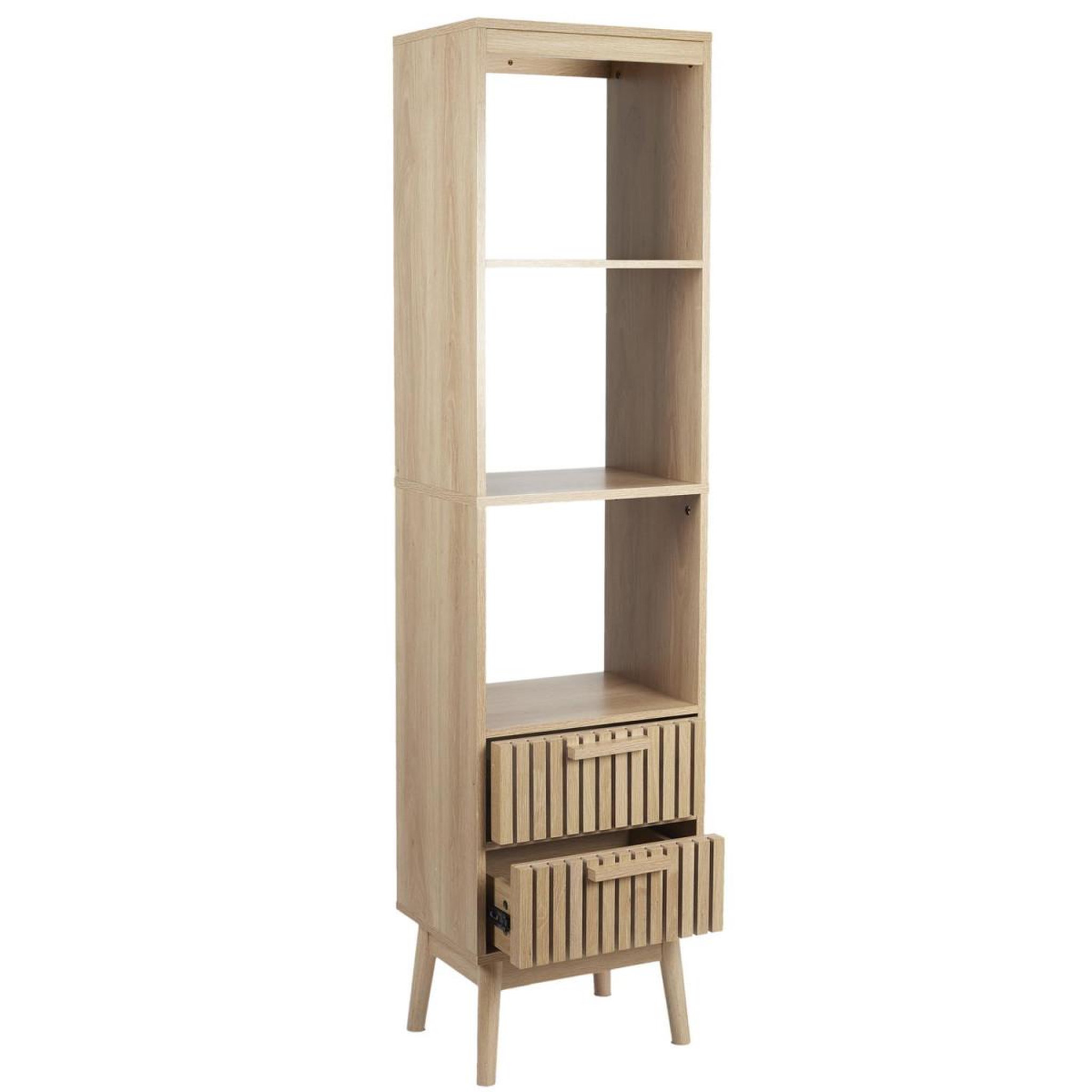 Voir la diapositive 4 : The Home Deco Factory Colonne de salle de bain  klaus  160cm marron