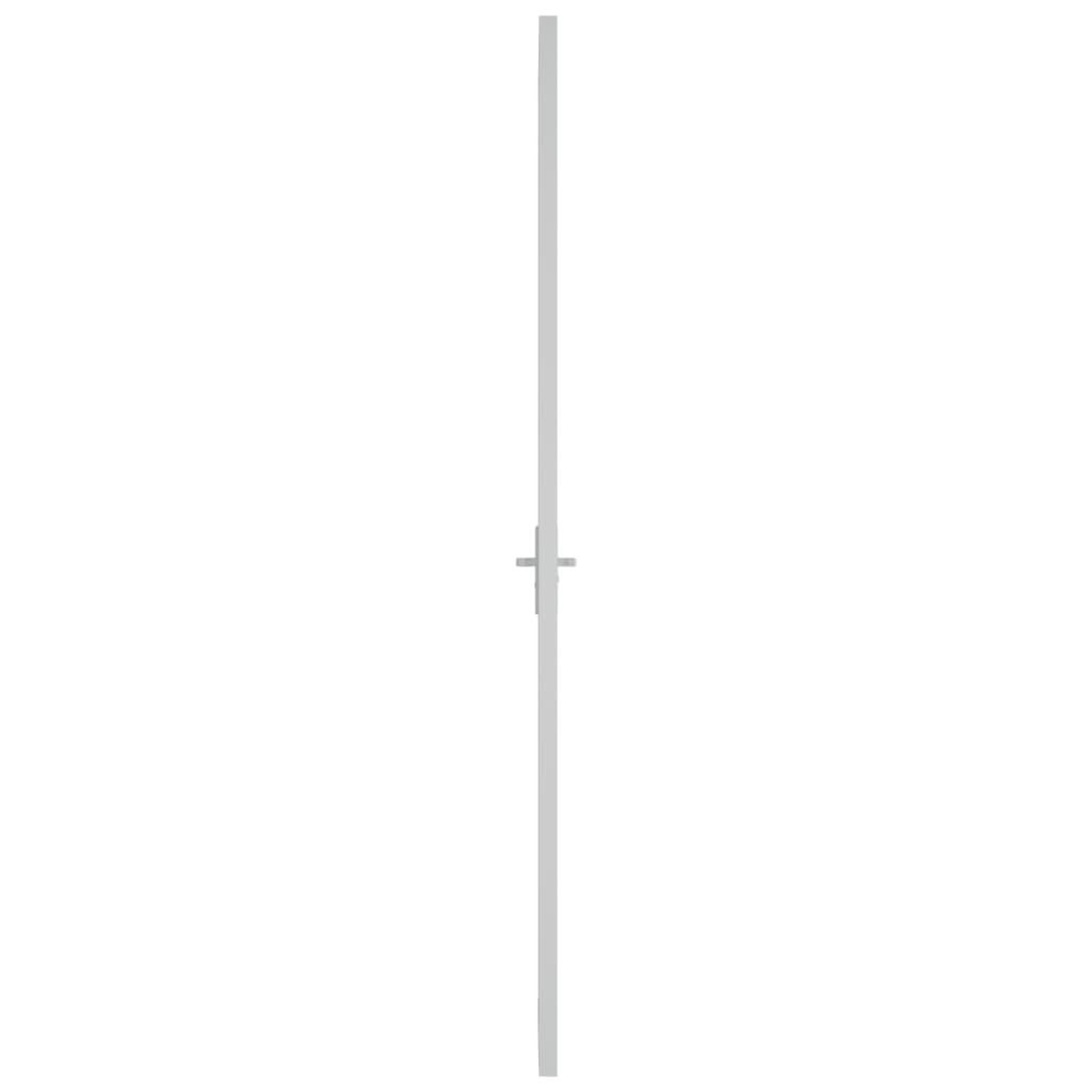 Voir la diapositive 4 : VIDAXL Porte interieure 83x201,5 cm Blanc Verre ESG et aluminium