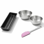 ZENKER Set de 4 ustensiles de pâtisserie moule à gâteaux 2 bols et spatule pâtisserie Black mettallic Black mettallic Zenker  Black mettallic