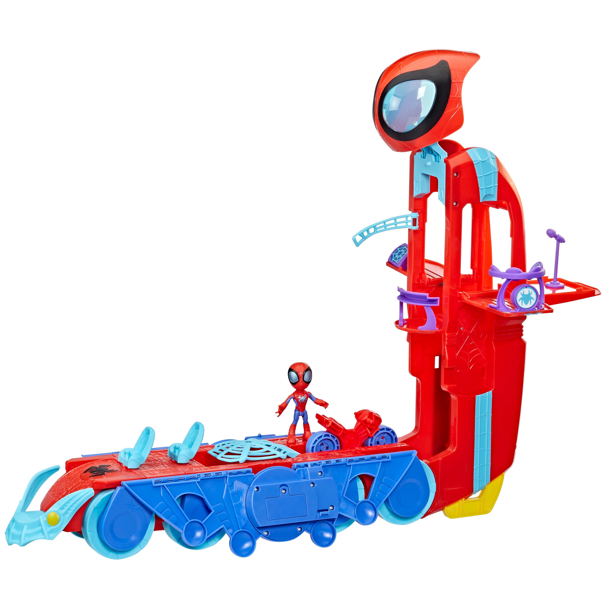 Voir la diapositive 2 : HASBRO Quartier Général Arachno-mobile de Spidey