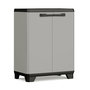 Voir la diapositive 2 : Keter Keter Armoire basse de rangement Planet gris et noir