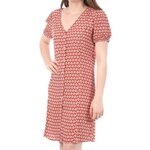 Only Robe  à fleurs Femme Only Nova. Coloris disponibles : Orange