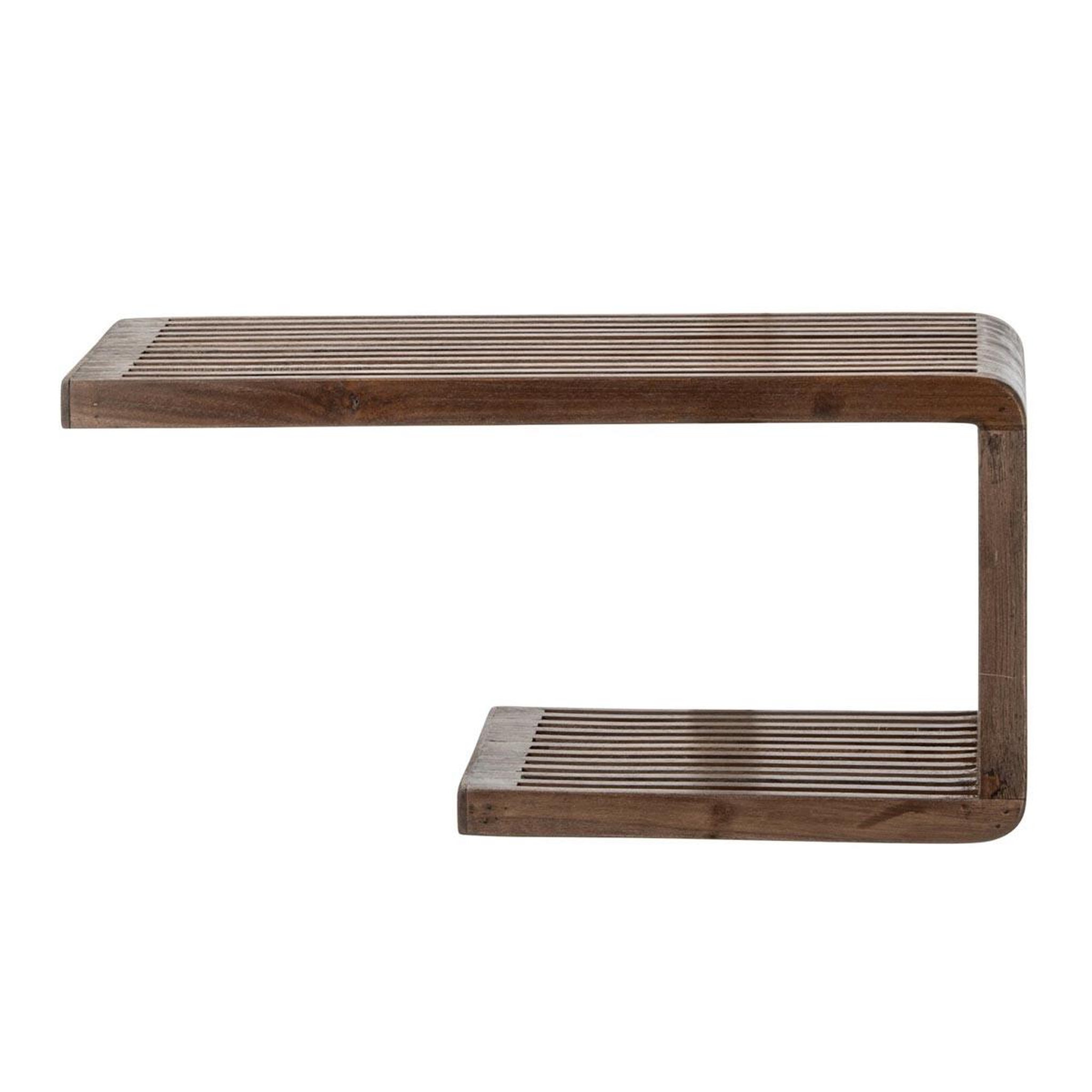 J-LINE Étagère murale en bois  lars  50cm marron