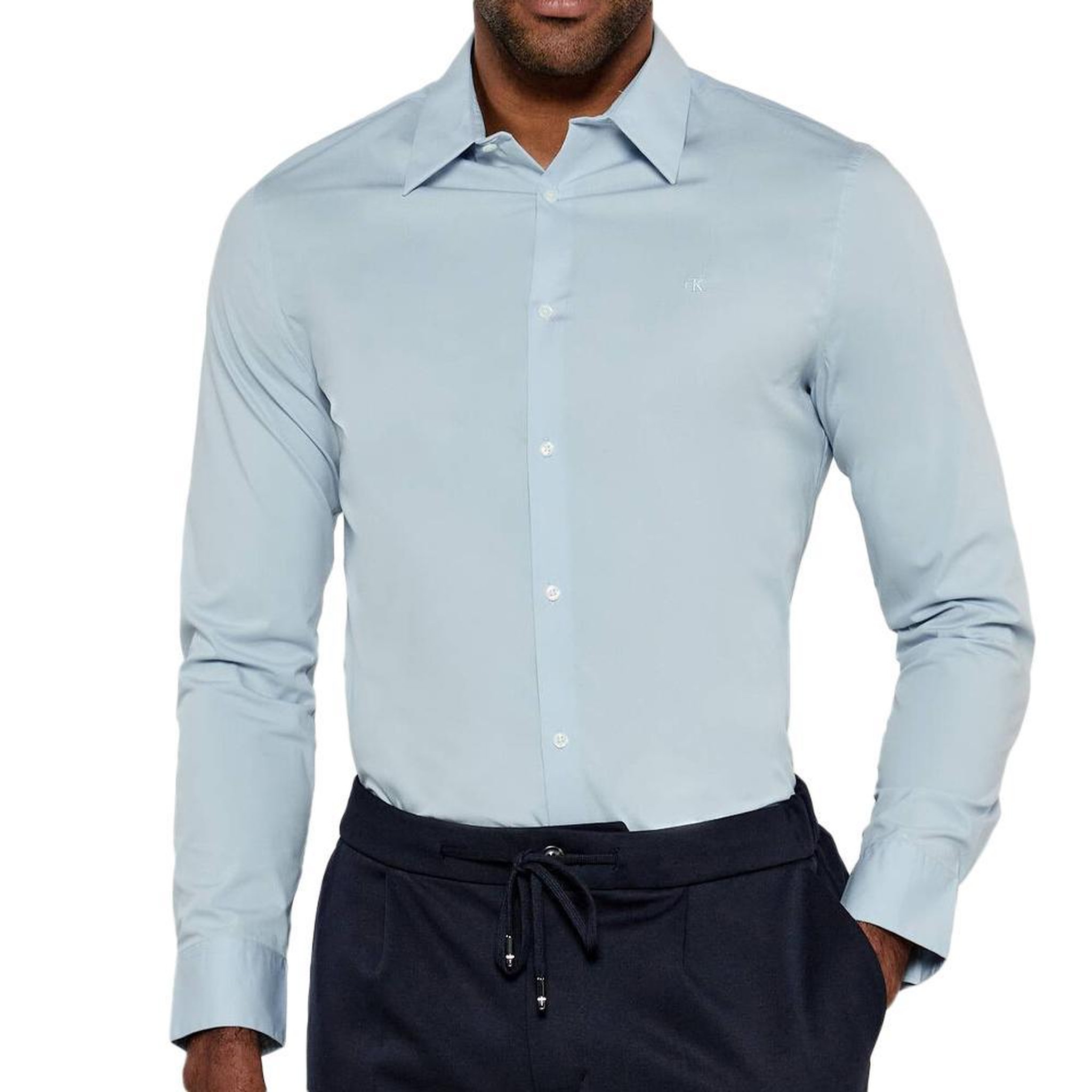 CALVIN KLEIN JEANS Chemise  Clair Homme Calvin Klein Jeans Solid. Coloris disponibles : Bleu