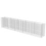 Voir la diapositive 3 : VIDAXL Lit sureleve a gabion Acier galvanise 450x50x100 cm