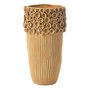 Voir la diapositive 1 : Paris Prix Vase Corail en Argile  Isidro  56cm Ocre