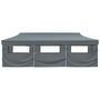 Voir la diapositive 3 : VIDAXL Tente de reception pliable avec 8 parois 3 x 9 m Anthracite