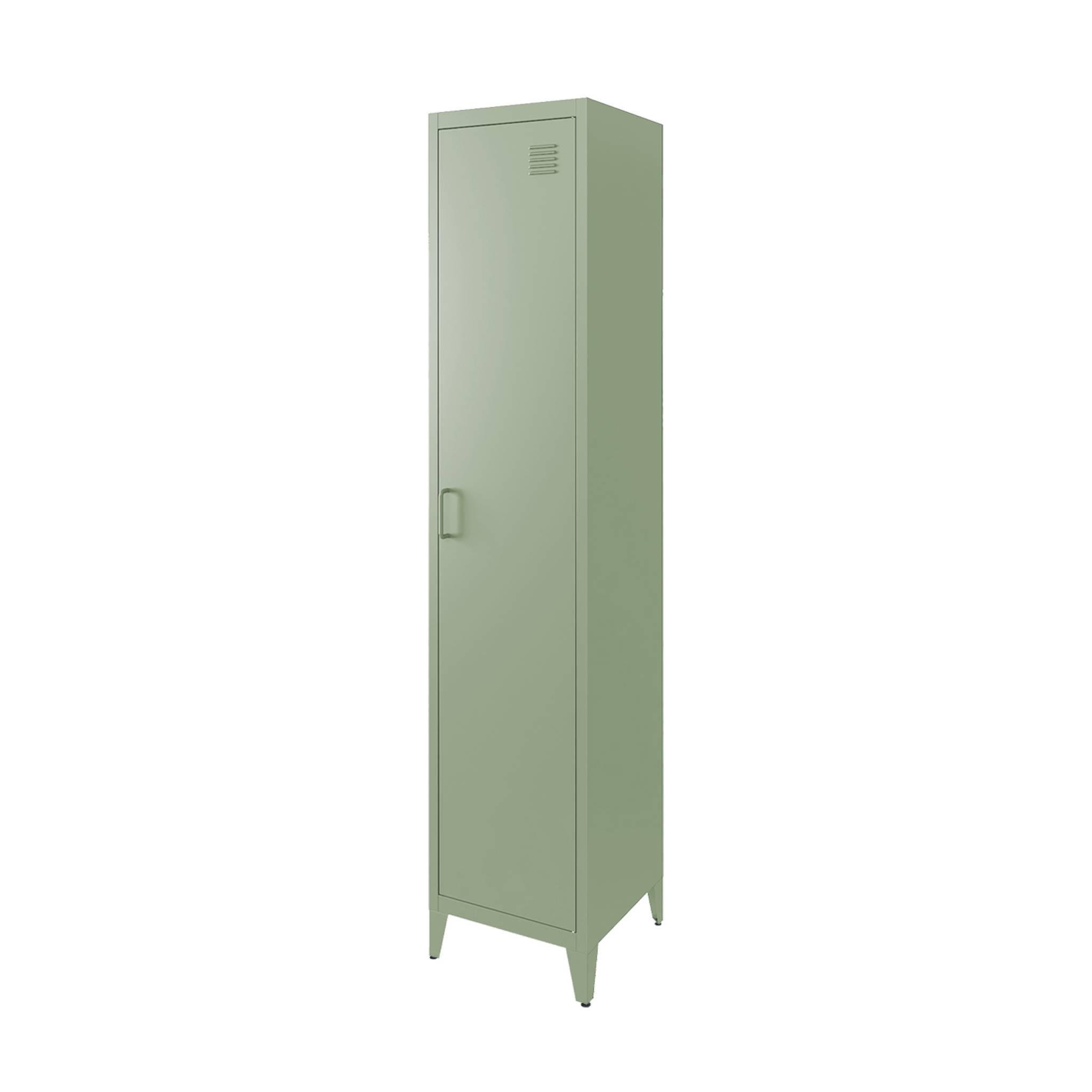 Voir la diapositive 1 : SWEEEK Armoire chambre industrielle métal, 4 espaces de rangement