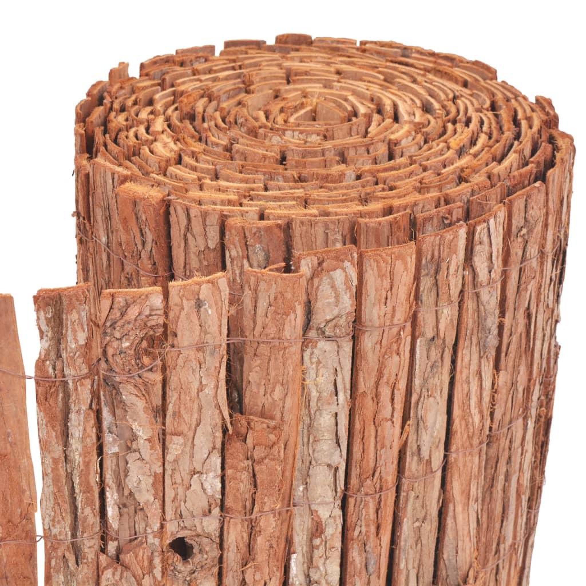 Voir la diapositive 3 : VIDAXL Cloture Ecorce 1000 x 50 cm
