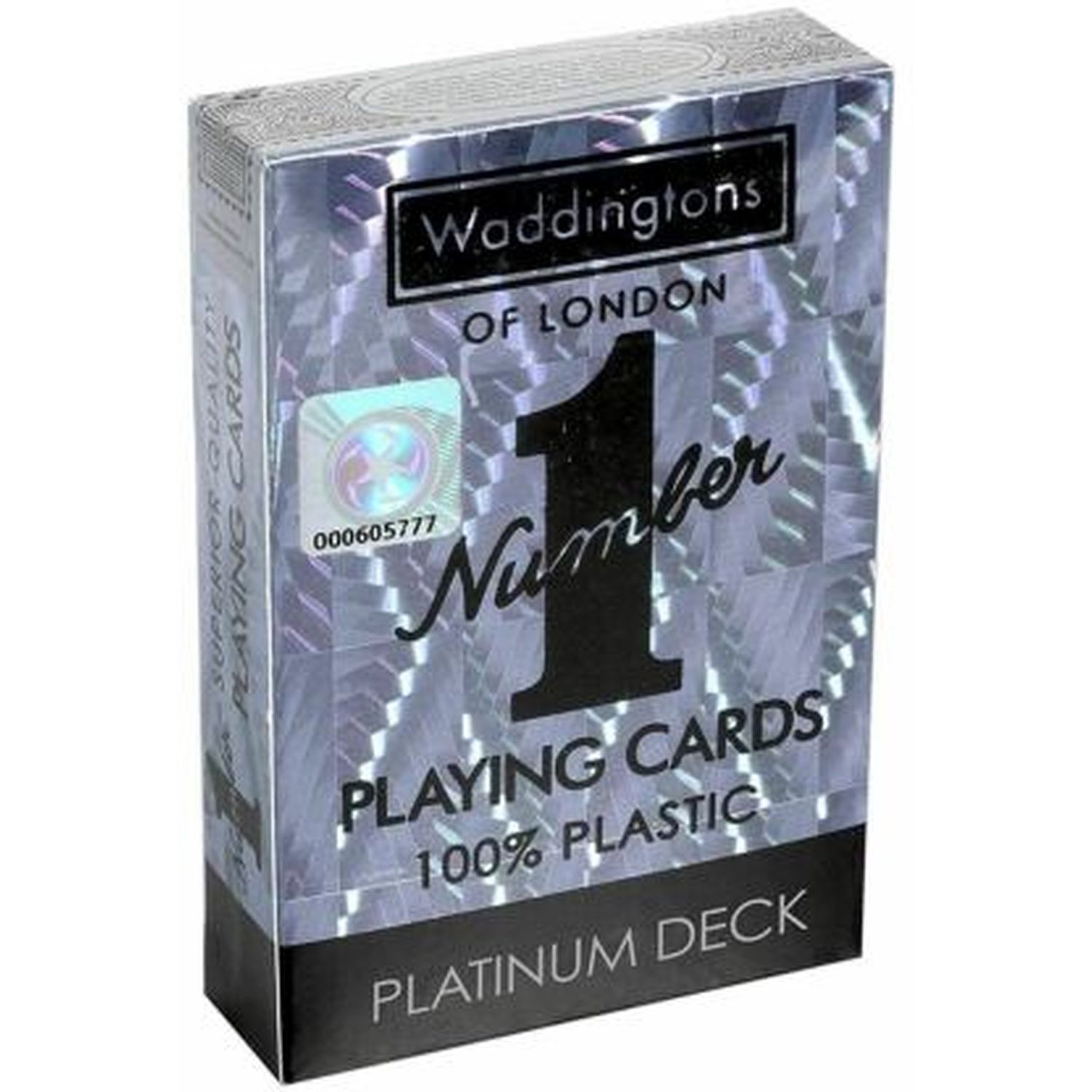 Voir la diapositive 1 :  WINNING MOVES Jeu de 54 cartes Argent