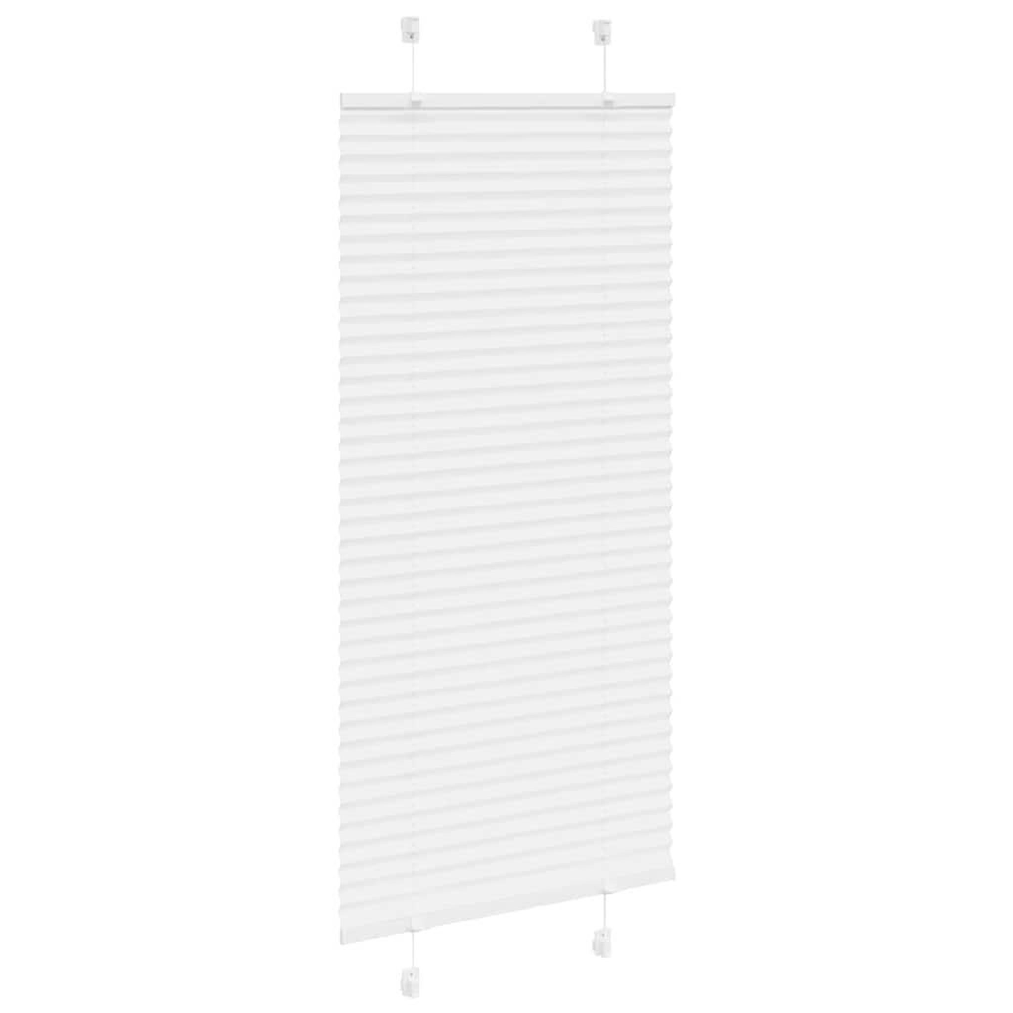 Voir la diapositive 3 : VIDAXL Store plisse blanc 60x100 cm largeur du tissu 59,4 cm polyester