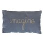 Voir la diapositive 1 : Atmosphera Kids Coussin Déco  Lili  30x50cm Bleu Gris