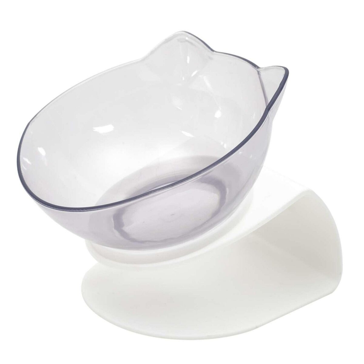 The concept Factory Gamelle tête de chat surélevée - Blanc