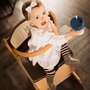 TISSI Chaise haute évolutive pour bébé, Gris Tissi