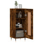 Voir la diapositive 4 : VIDAXL Buffet Chene fume 34,5x34x90 cm Bois d'ingenierie