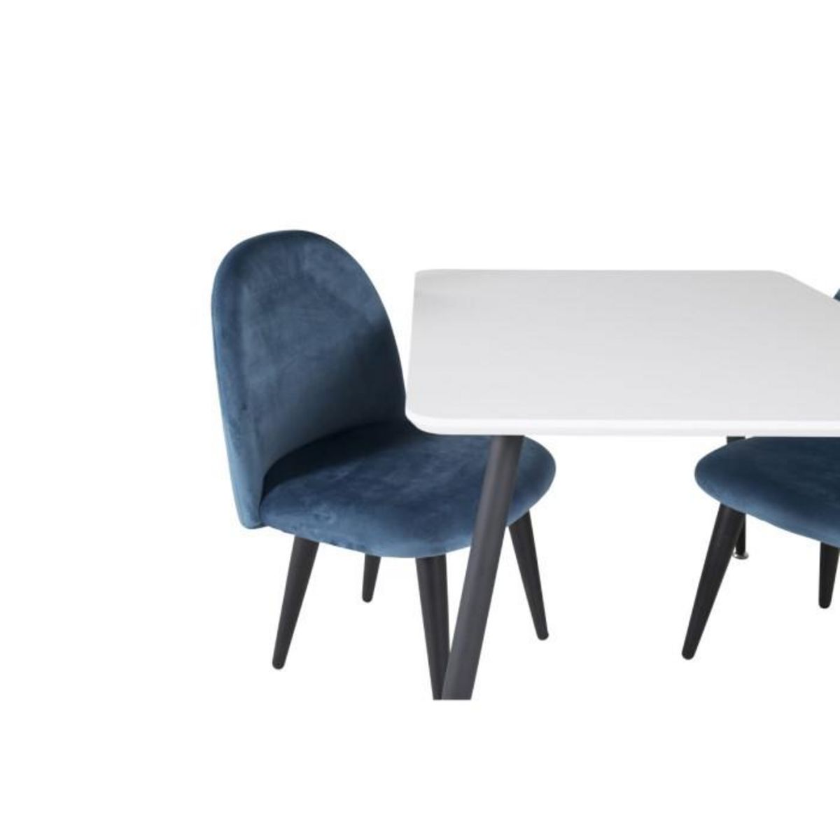 Paris Prix Table Enfant  Plaza  60x80cm Blanc & Noir