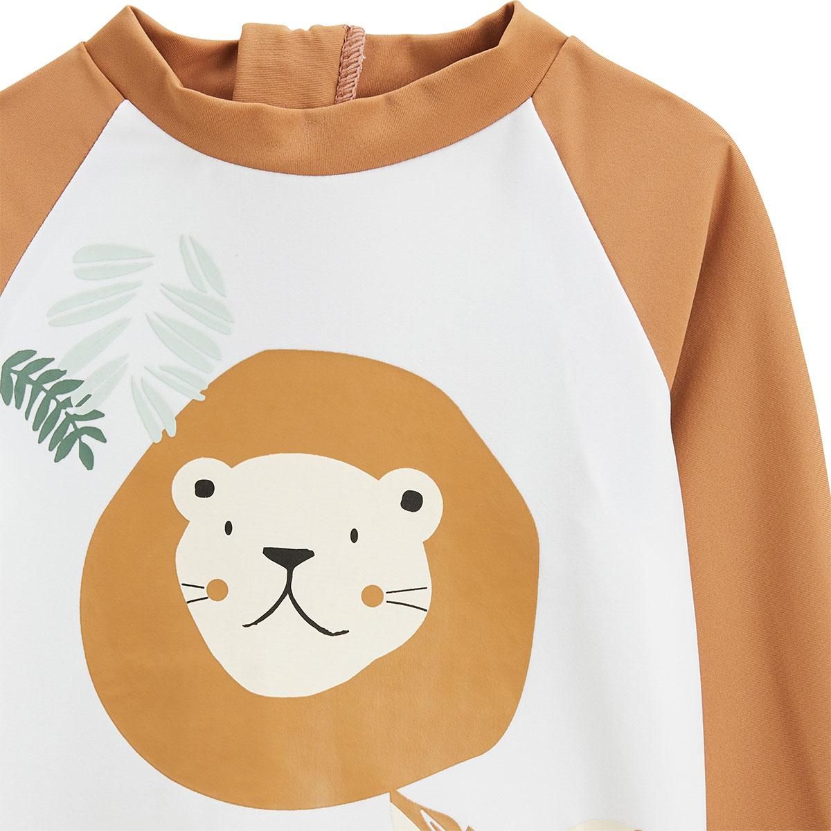 Petit Béguin Maillot de bain bébé 2 pièces t-shirt de protection UV & boxer Tango